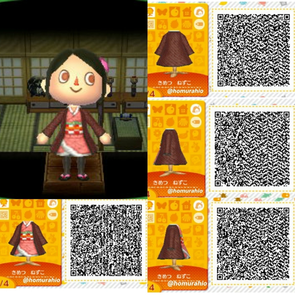 動物森友會 QR Code 衣服 - 鬼滅之刃