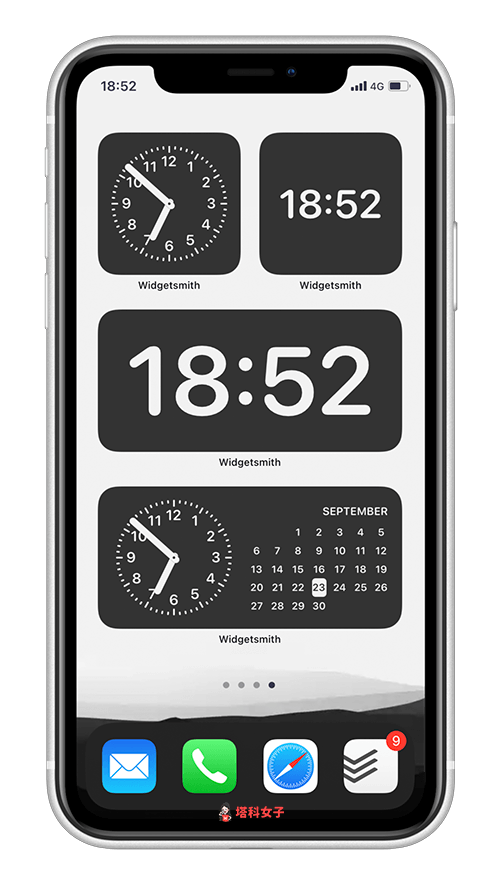 iOS14 時鐘不準｜使用 Widgetsmith