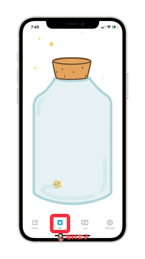 Gratitude Jar 感恩罐 App：蒐集感恩星星