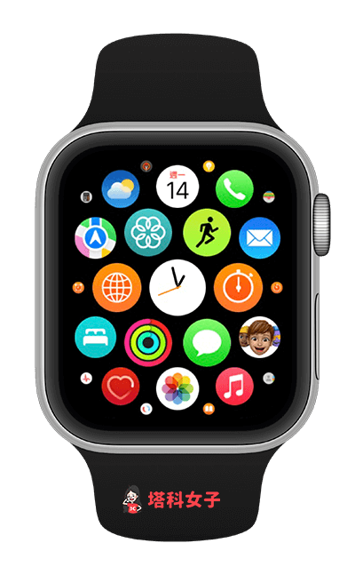 Apple Watch刪除 App：長按想刪除的 app