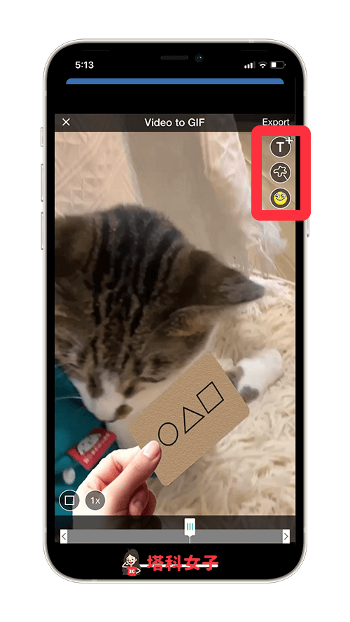 GIF 製作 APP「Video to GIF」：選擇動態效果